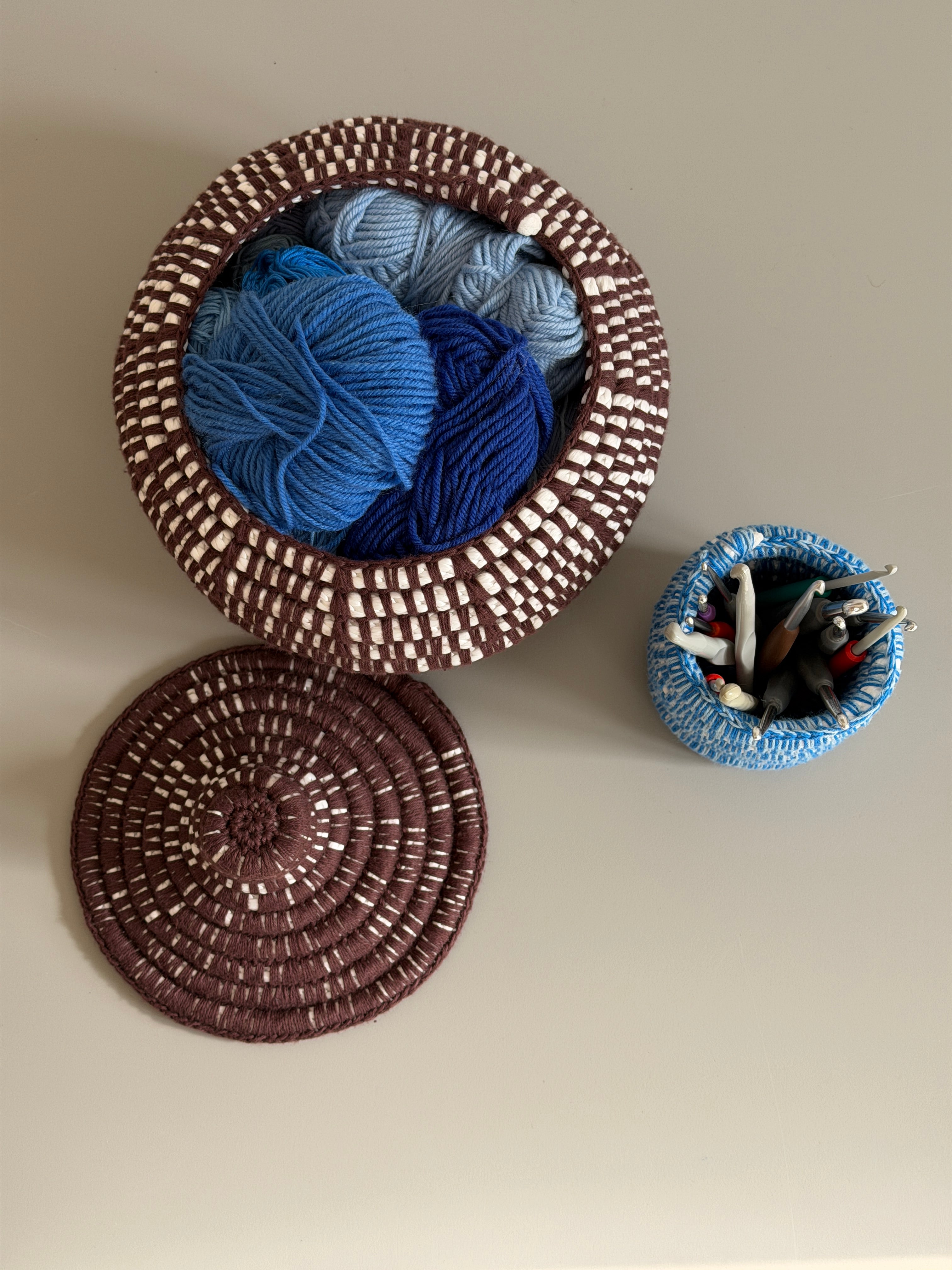 ★opskrift★ rope (basket)