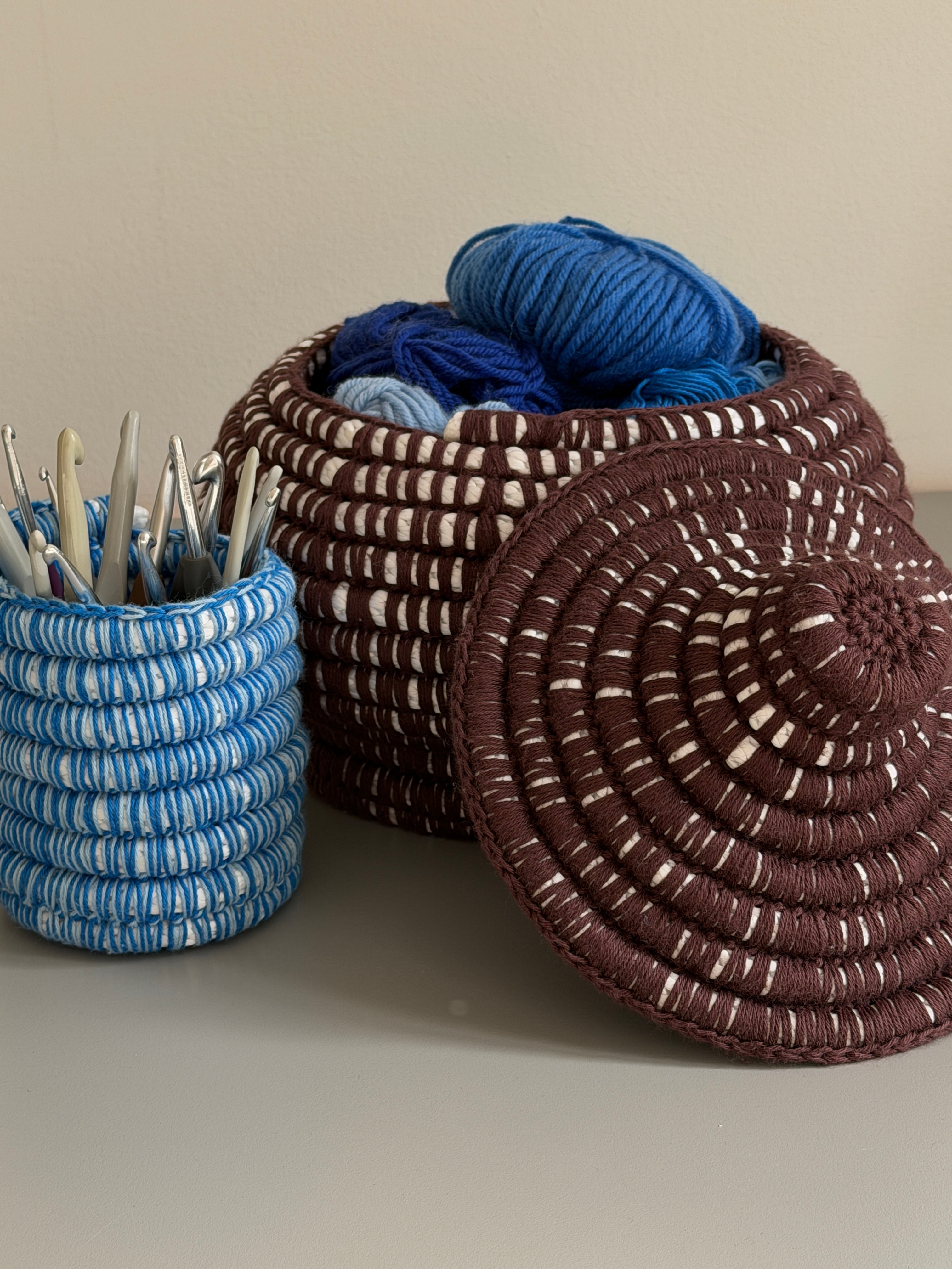 ★opskrift★ rope (basket)