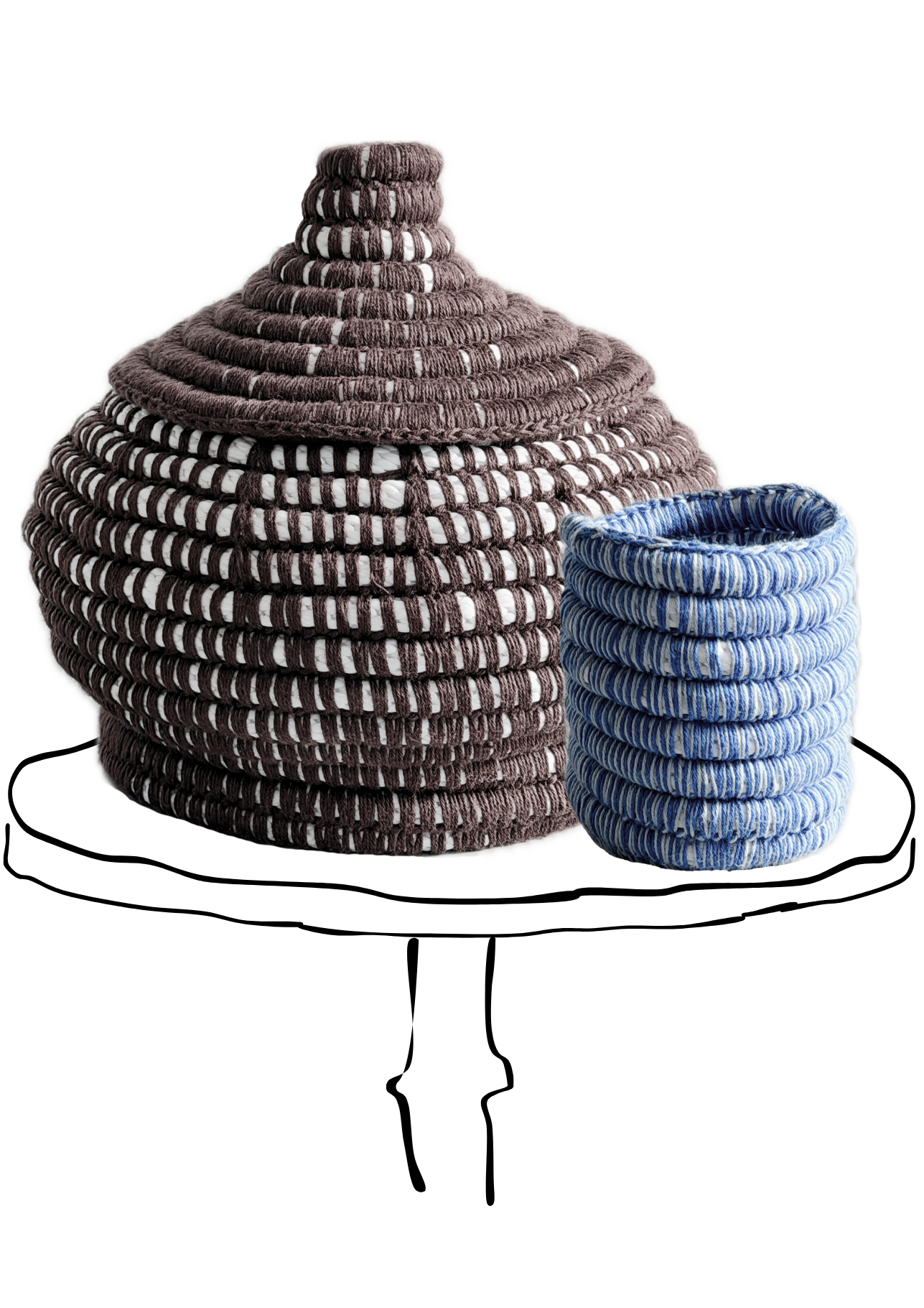 ★opskrift★ rope (basket)