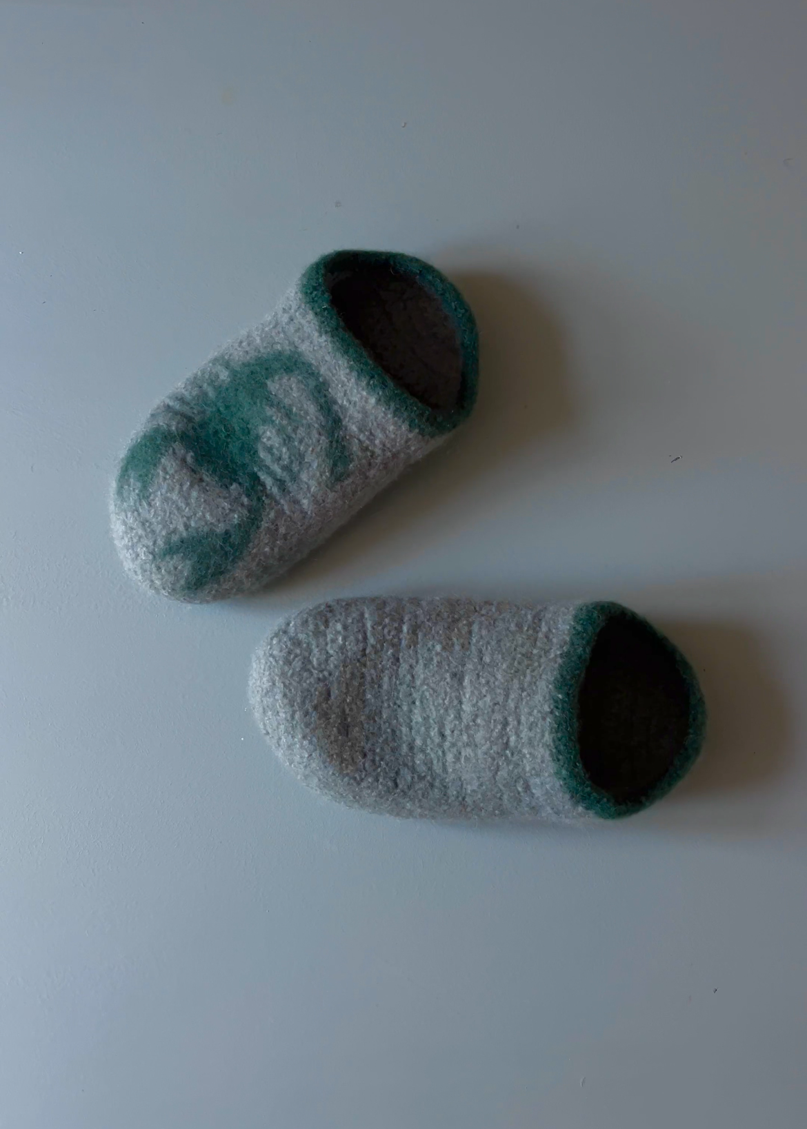 canvas, flipflops, hjemmesko, hæklede hjemmesko, filtede hjemmesko, hjemmelavet hjemmesko, nålefiltning